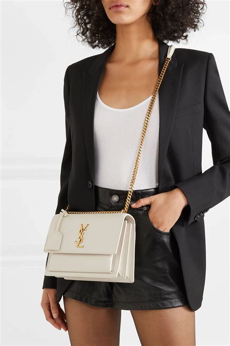 white ysl crossbody bag